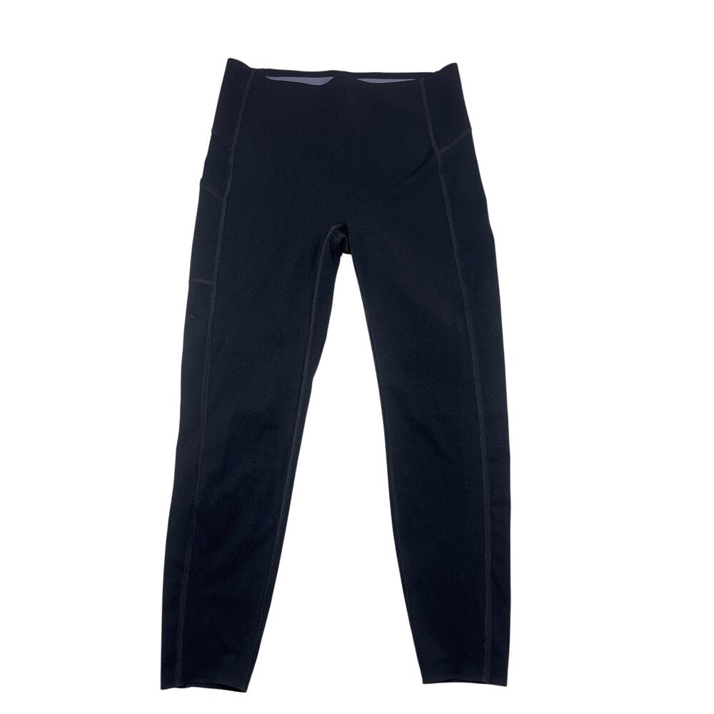 Spanx Every Wear 7/8 Active Pocket Leggings Womens M Black Yoga Pilates Shaping - Picture 3 of 10